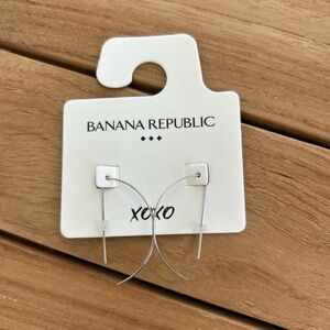 Banana Republic Sleek Silver Earrings